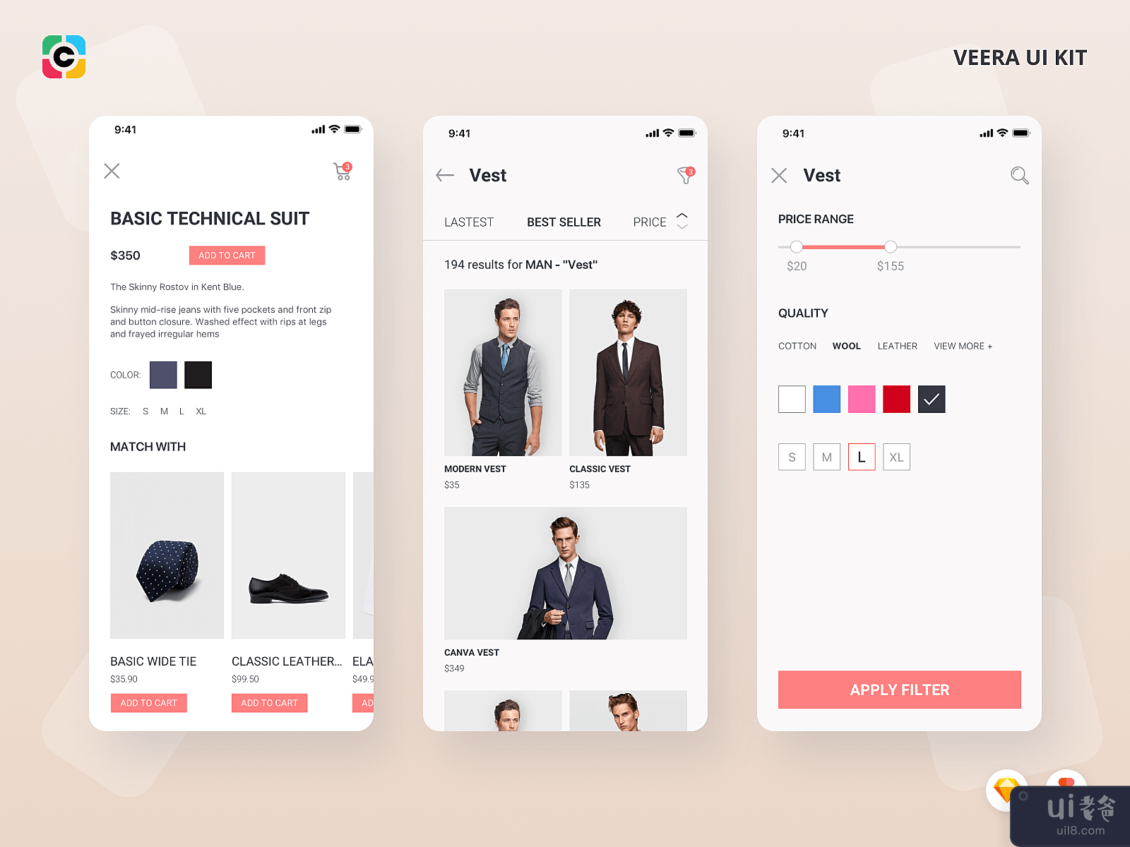 Veera E-Commerce UI Kit #1