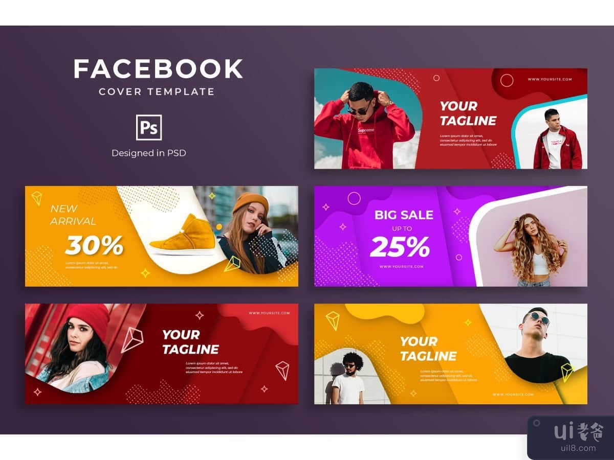 Facebook Cover Template Fashion