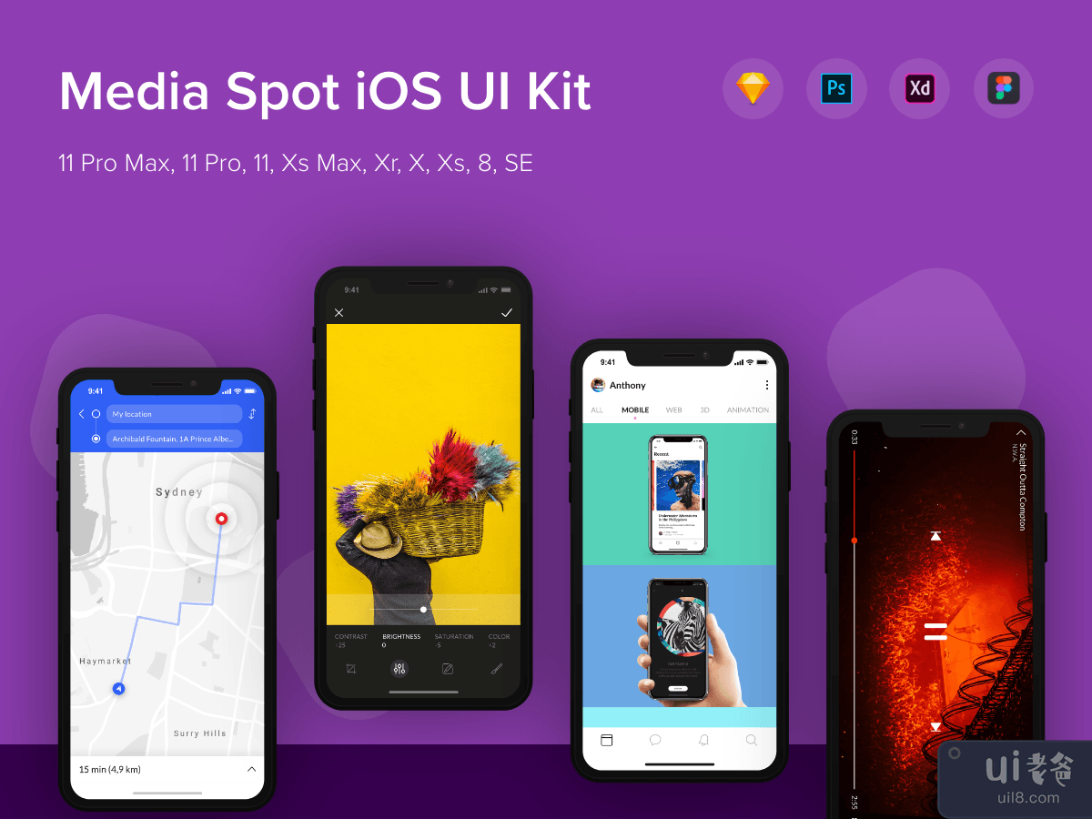 Media Spot iOS UI Kit
