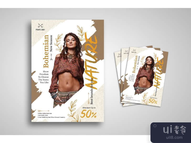 Flyer Template Fashion Business