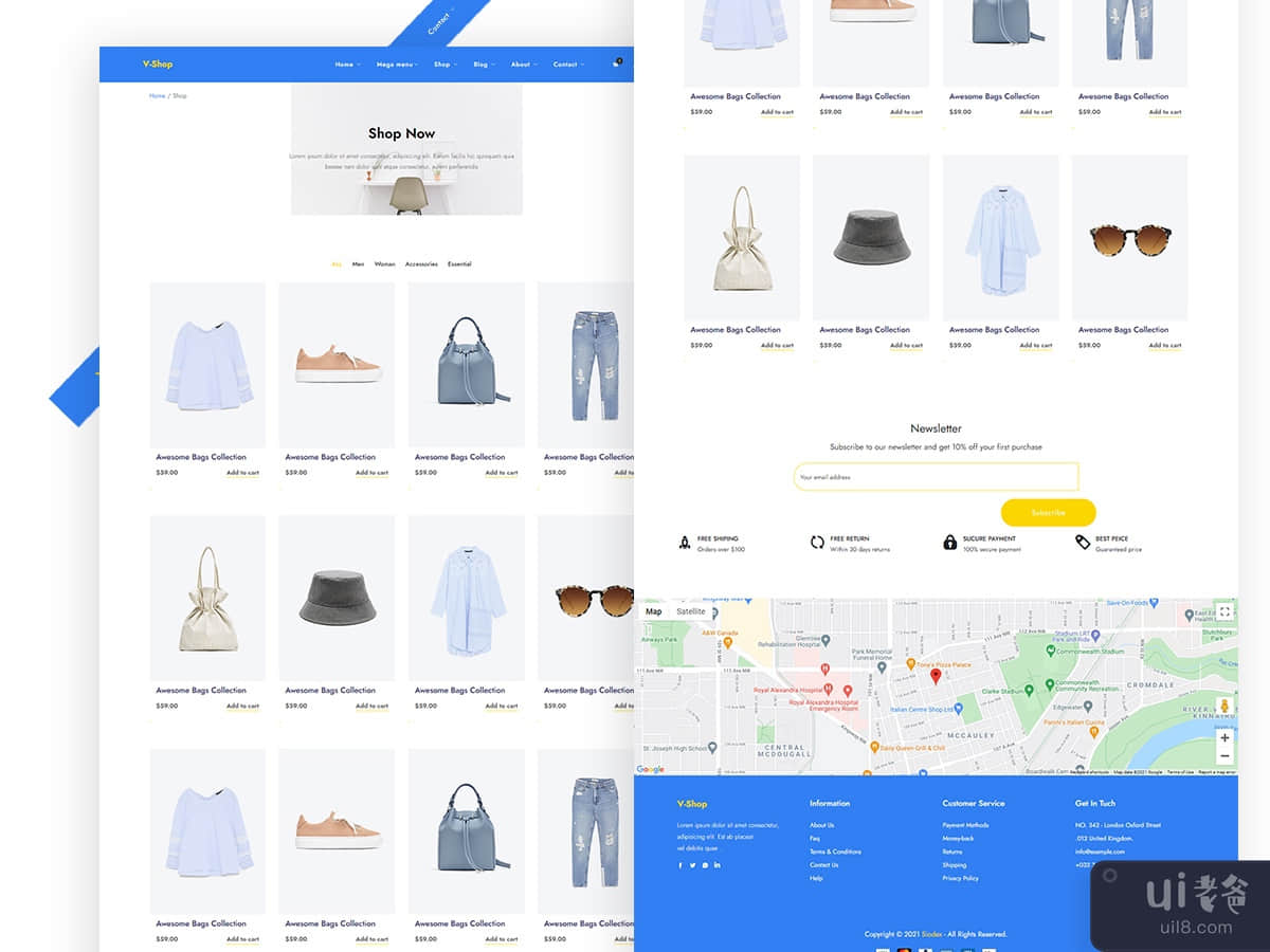 E-commerce Shop v1 page html template