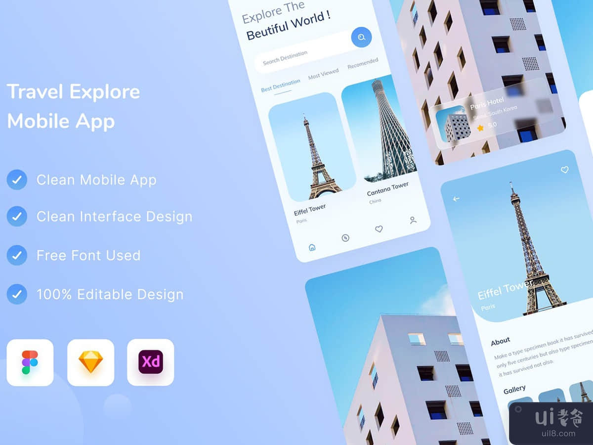 Travel Explore Mobile App