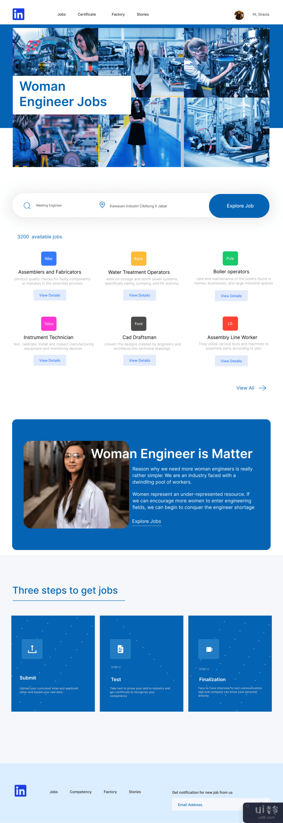 Linkedin 重新设计（女性版）(Linkedin Redesign (Woman Edition))插图