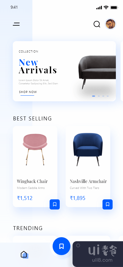 家具应用程序设计(Furniture App Design)插图1
