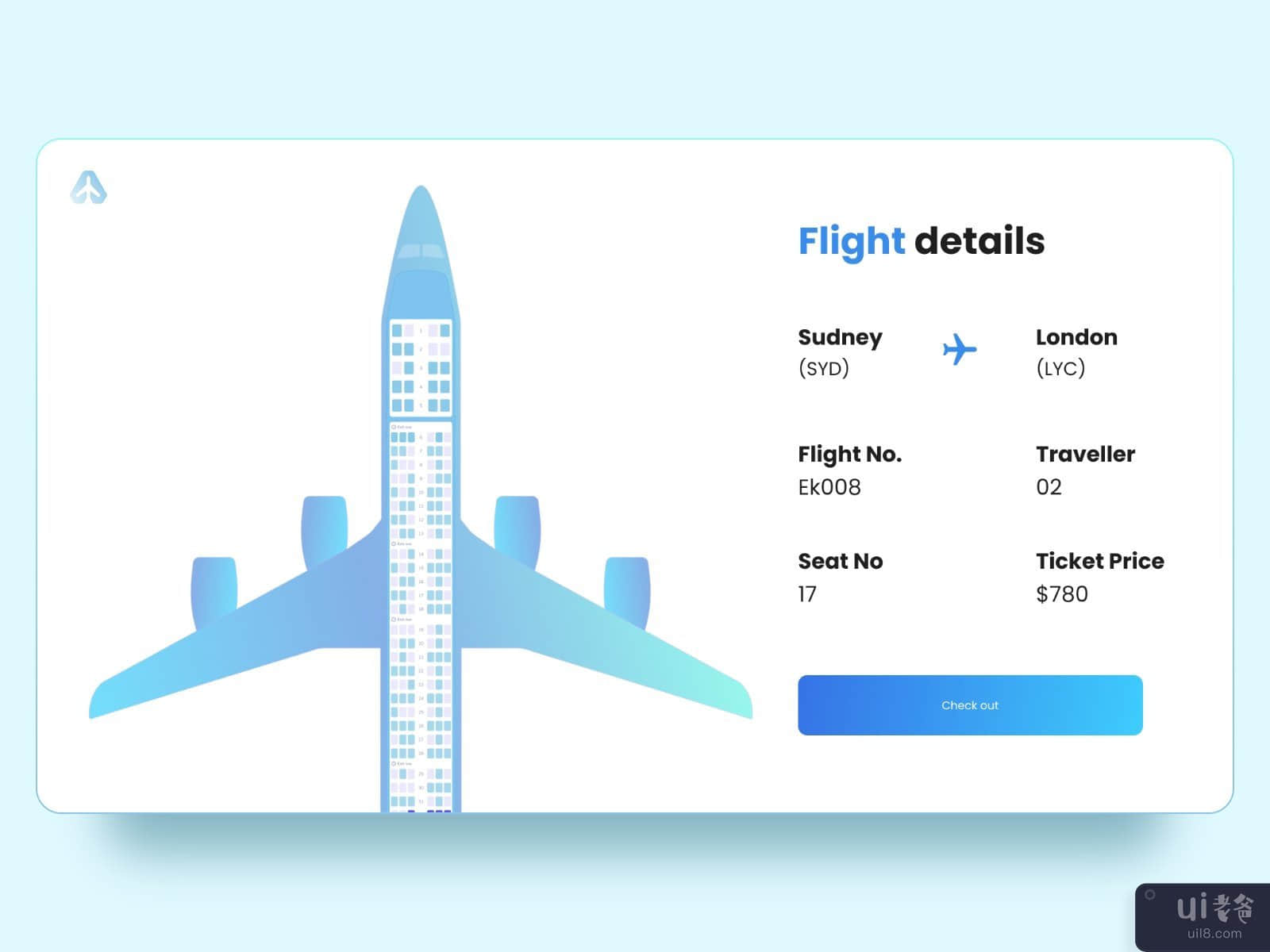 航班预订在繁忙的日常工作中很糟糕？ 😓 尝试新的页面设计(Flight Booking Terrible In Busy Routine? 😓 Try New Page Design)插图