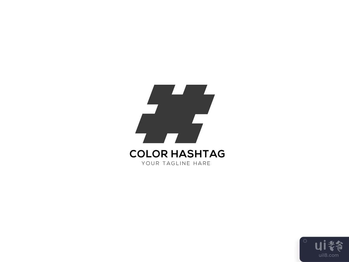 颜色标签徽标(Color Hashtag Logo)插图1