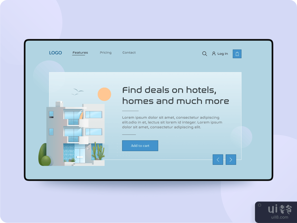 Hotels Booking Landing Page