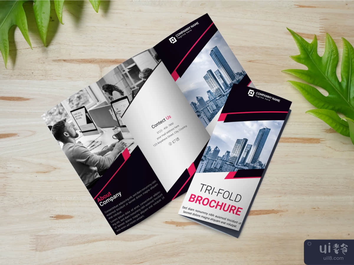 Creative Multipurpose Trifold Brochures Template
