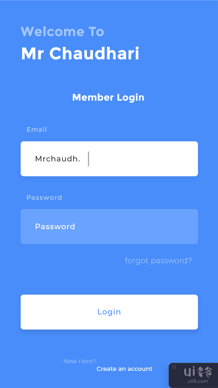 启动、登录和忘记密码(Splash, Login and Forgot password)插图2