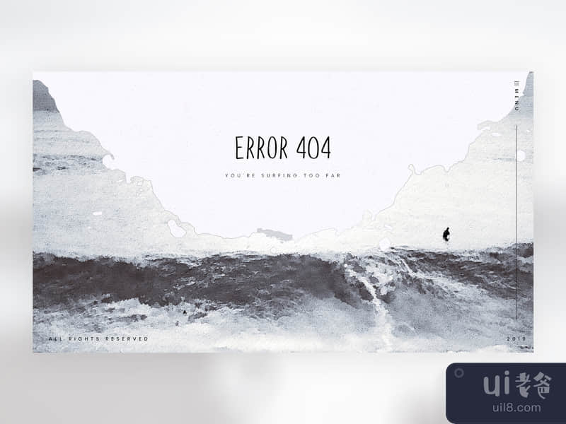 Error 404 Web Page Design