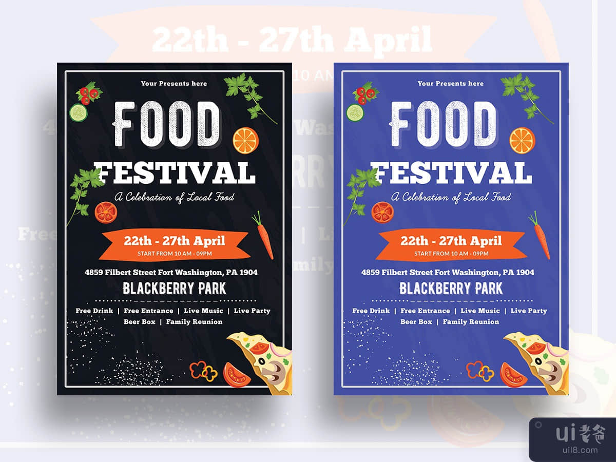 Food Festival Flyer Template-01