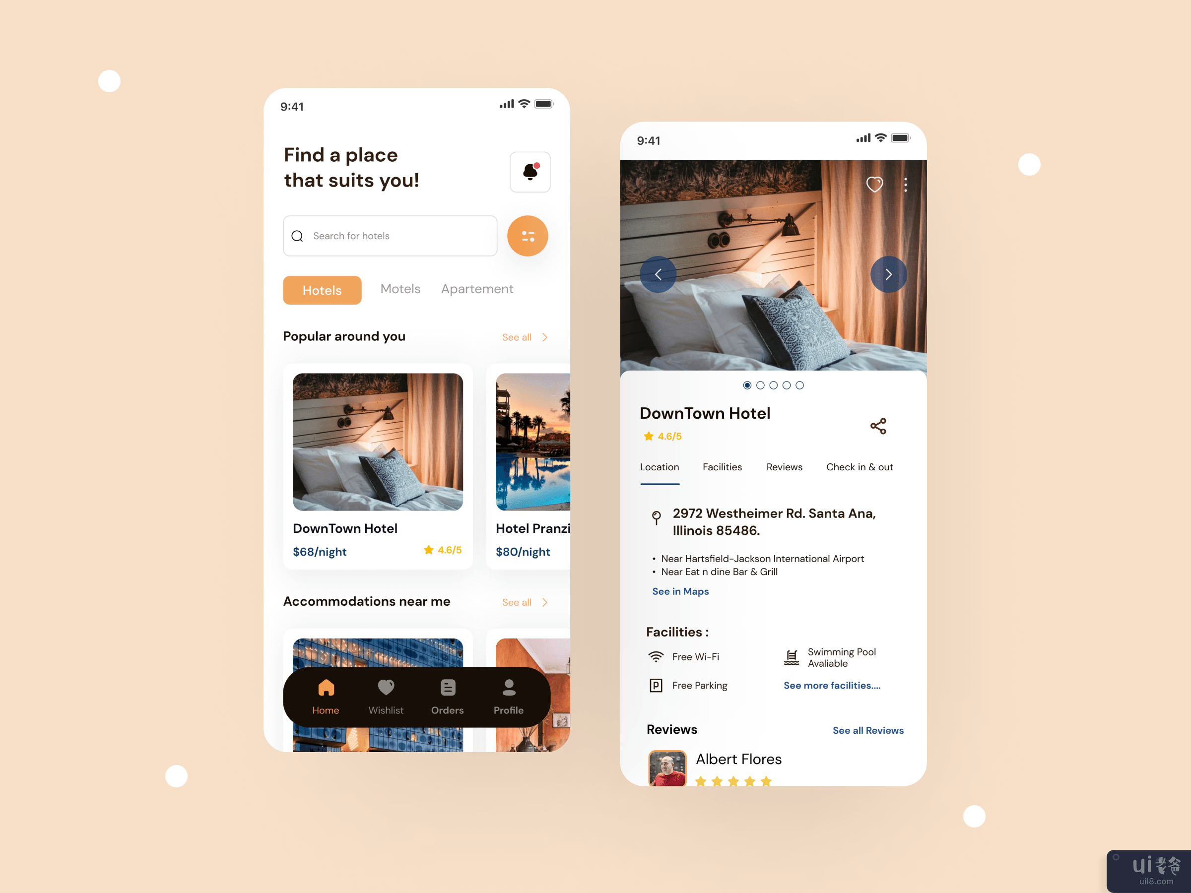 案例研究-酒店预订应用程序概念(Case Study - Hotel Booking app concept)插图2