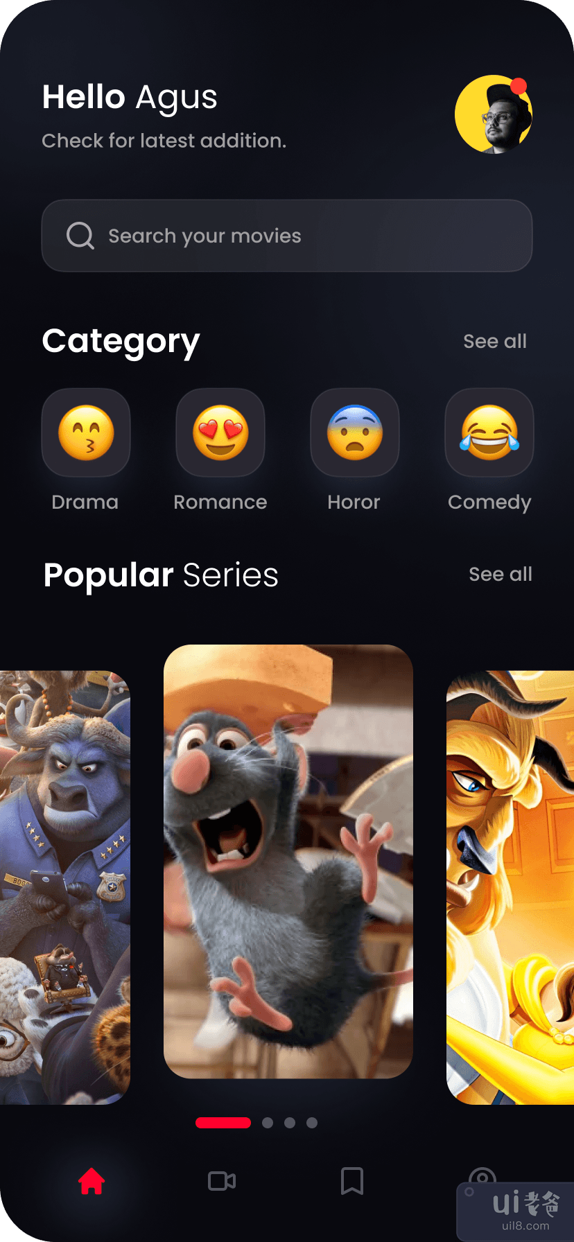 迪士尼应用挑战重新设计(Disney Apps Challange Re-design)插图