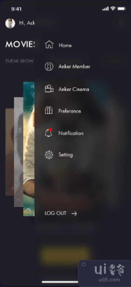 ANKER Cinema - 票务预订应用程序 UI 套件（第 3 部分）(ANKER Cinema - Ticket Booking App UI Kit (Part 3))插图11