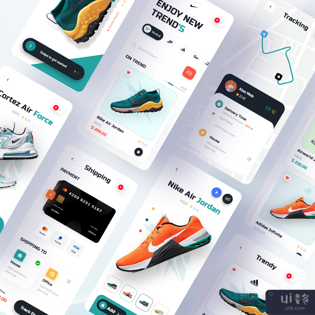 鞋店移动应用程序(Shoe Store Mobile App)插图