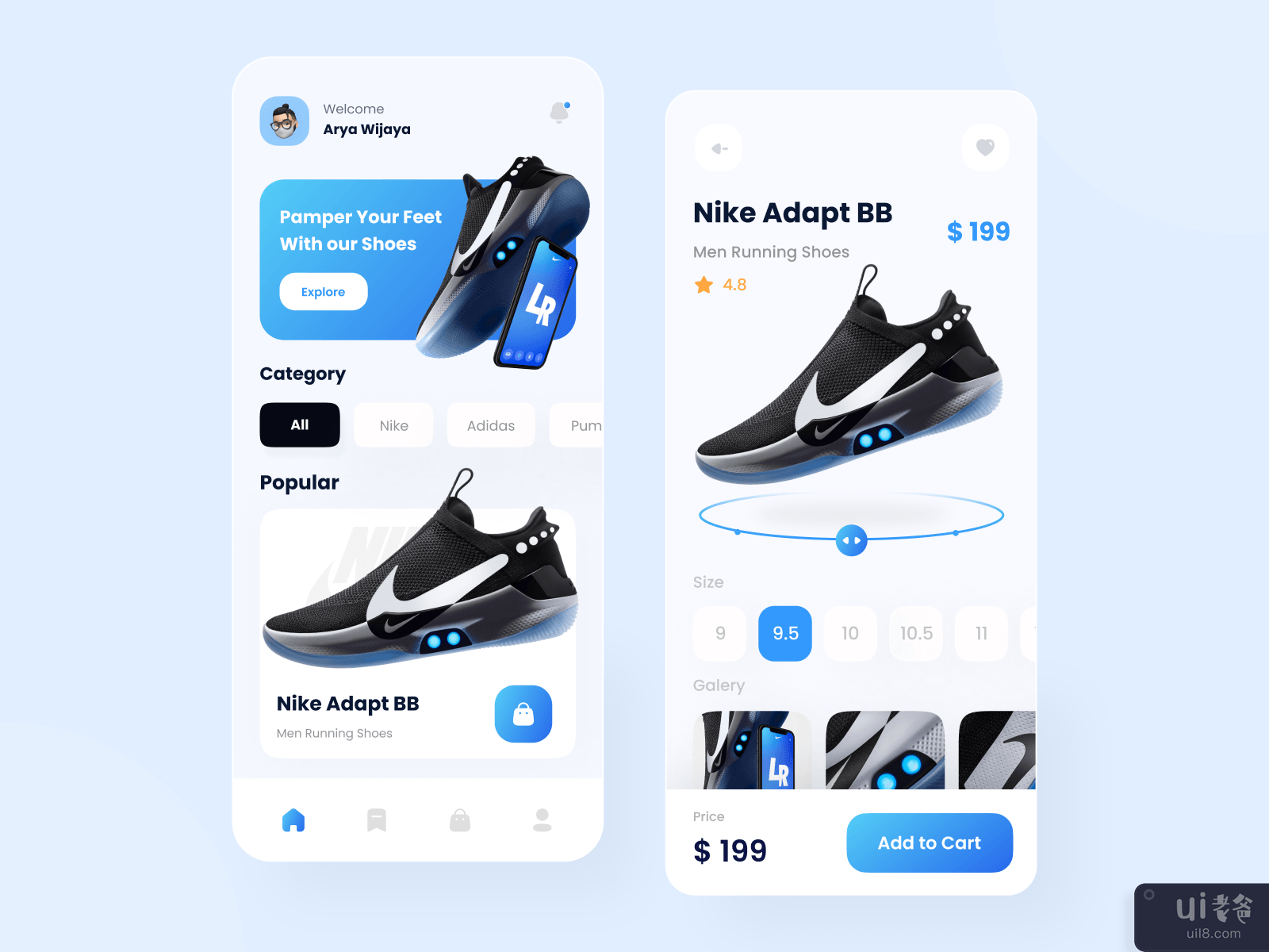 Shoes App UI Kit
