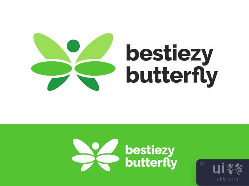 Bestiezy Butterfly Logo Design