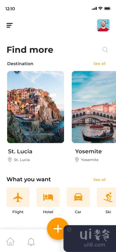 旅游和旅游移动应用程序(Tour & Travel Mobile App)插图2