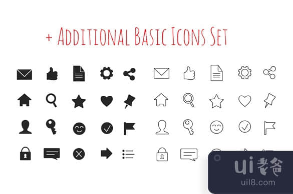 SEO Bundle：图标、模式等(SEO Bundle: Icons, Patterns and More)插图3