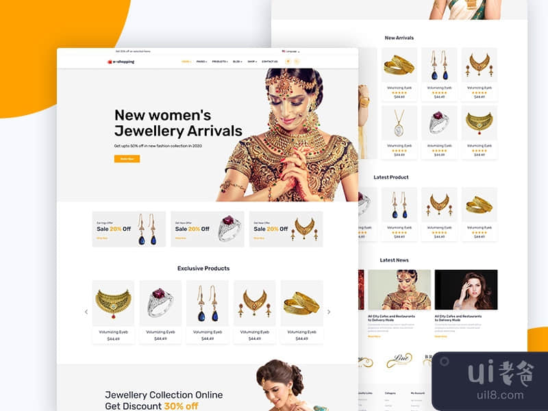 Jewellery Web Template