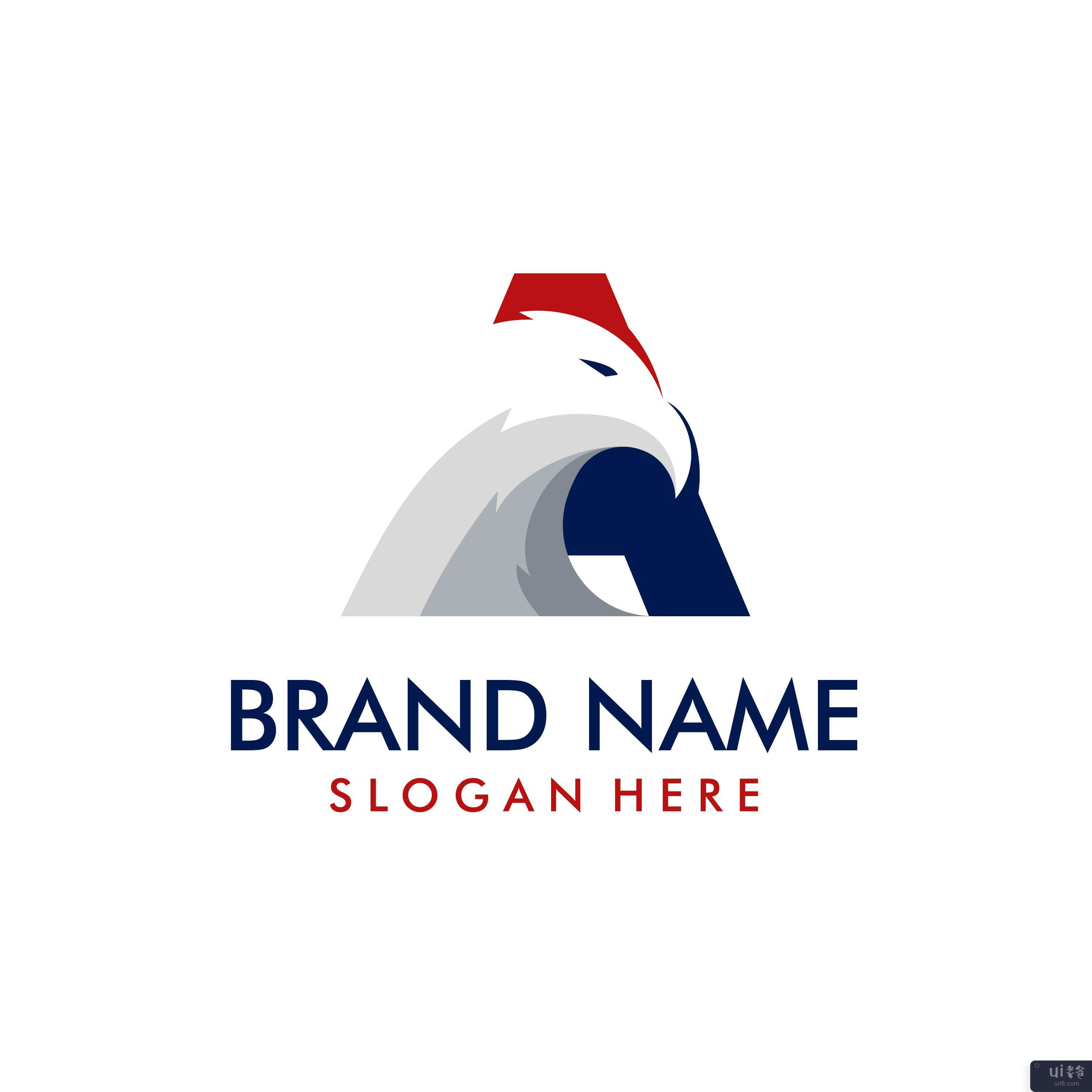 鹰标志设计(Eagle logo design)插图