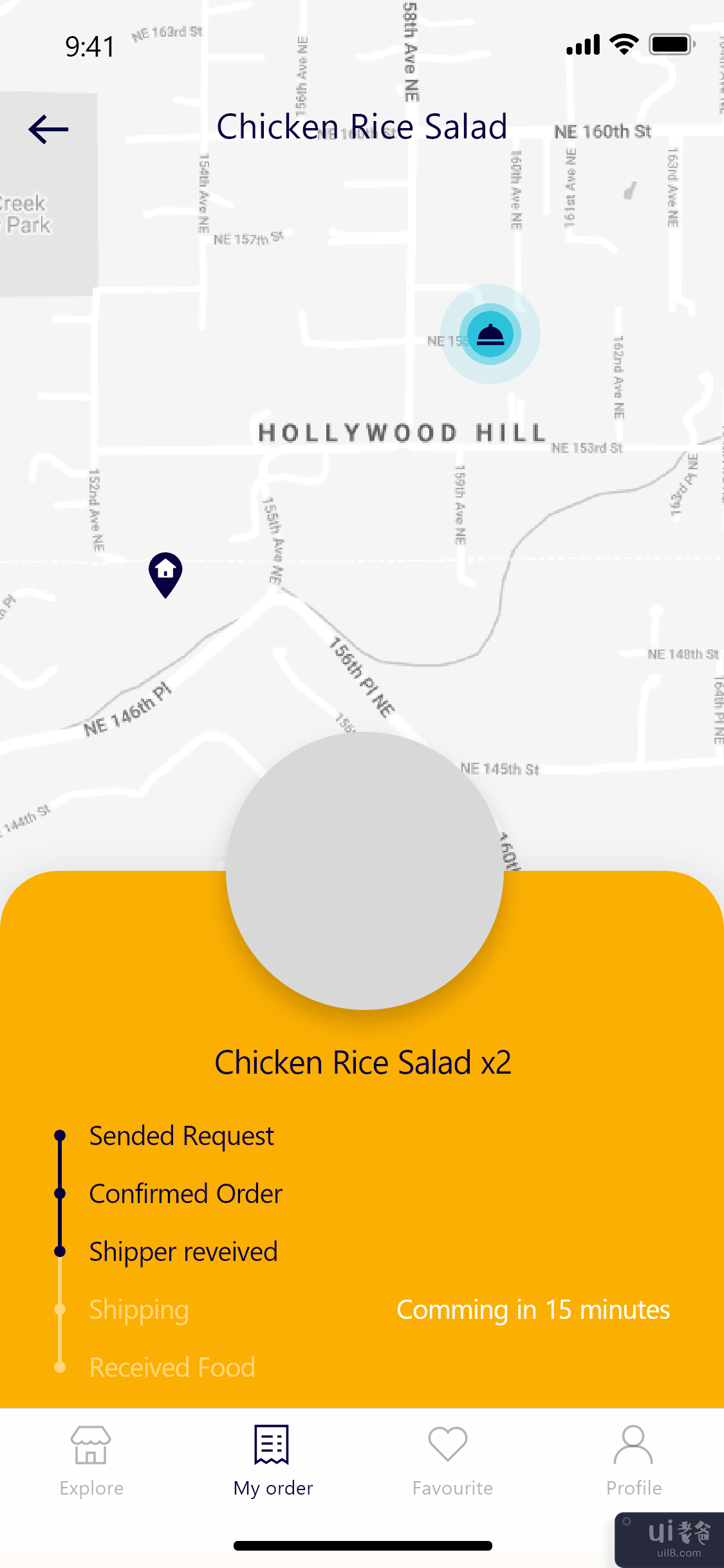 食品订单移动应用程序(Food Order Mobile App)插图