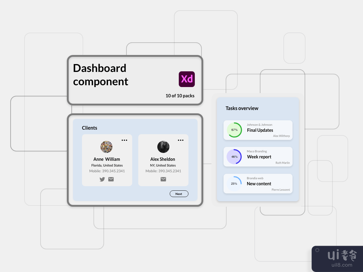 Dashboard Components - Team Management