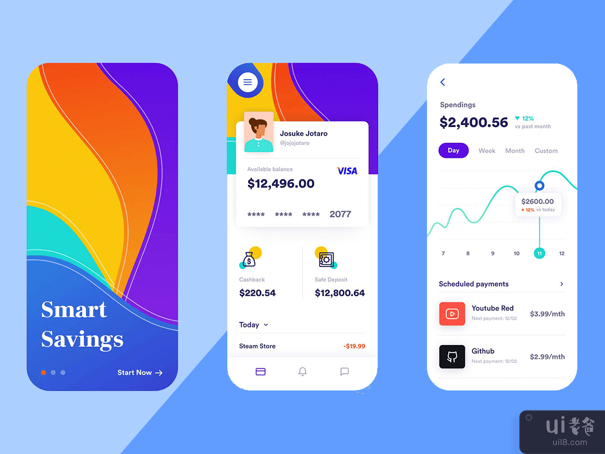 Bank App Concept ui