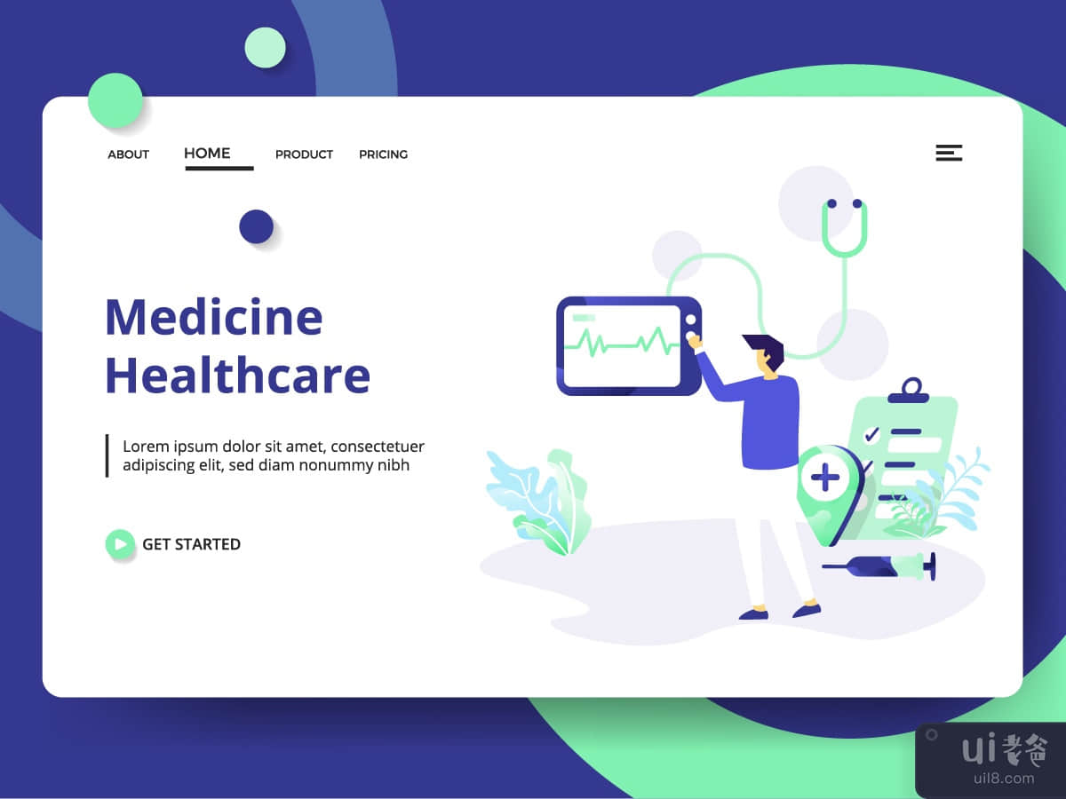 Landing page Medicine Healthcare