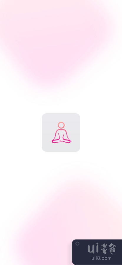 瑜伽应用概念-登录(Yoga App Concept - Log In)插图