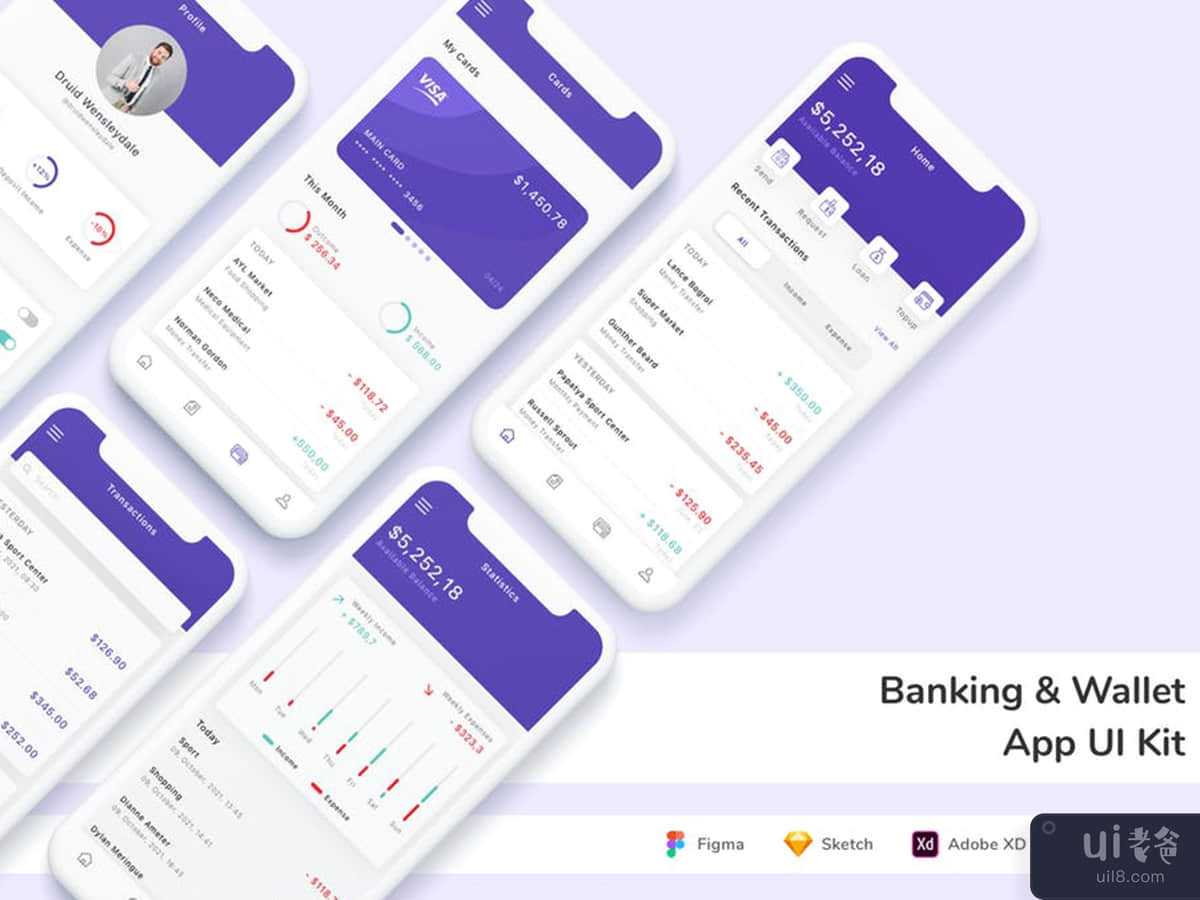 Banking & Wallet App UI Kit