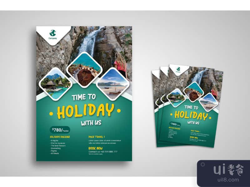 Flyer Template Holiday Time