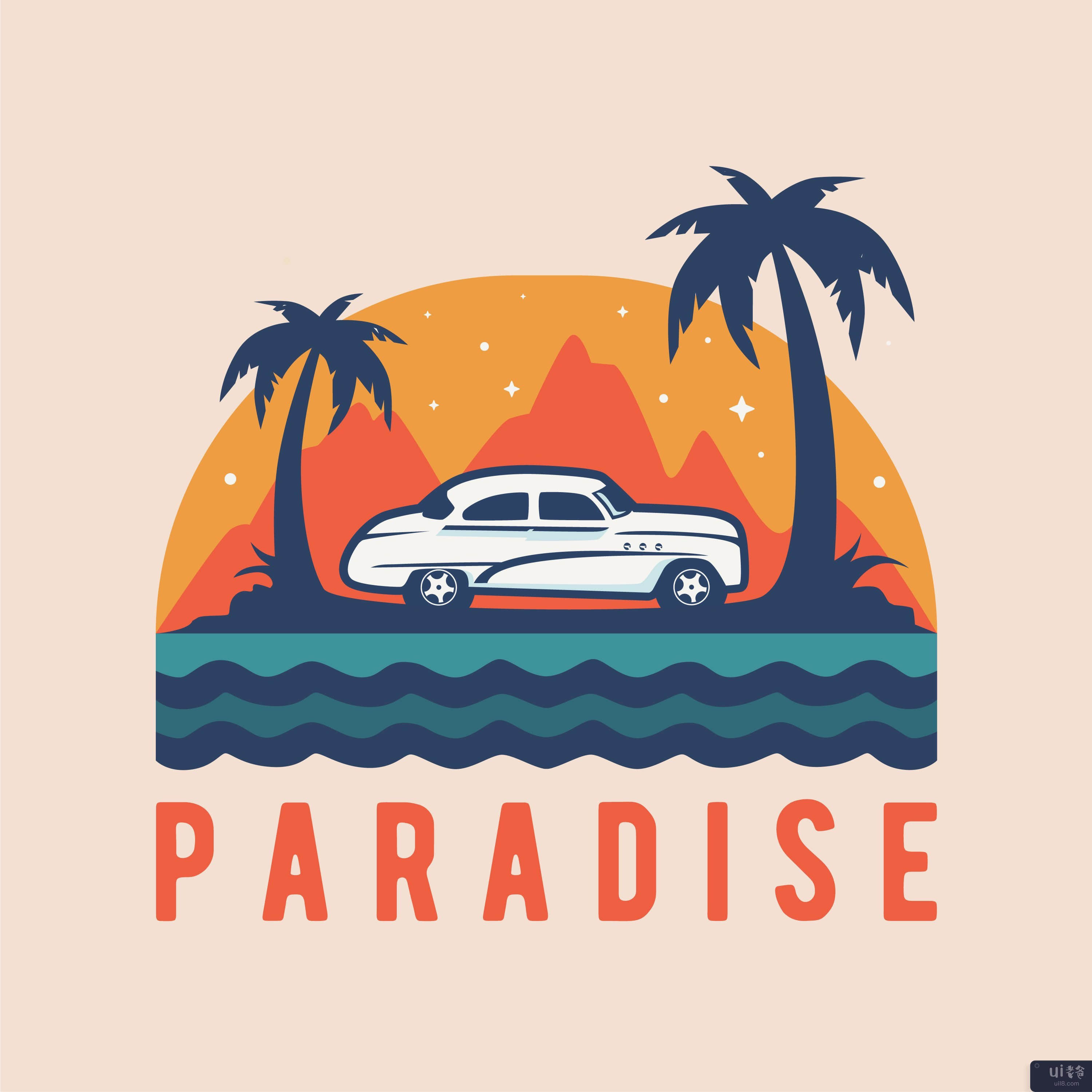 天堂标志(Paradise logo)插图