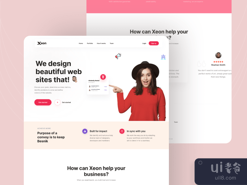 Agency - landing page