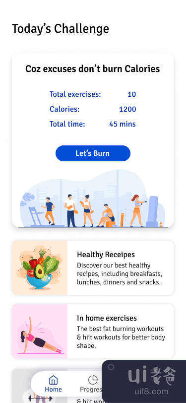 健身应用(Fitness App)插图