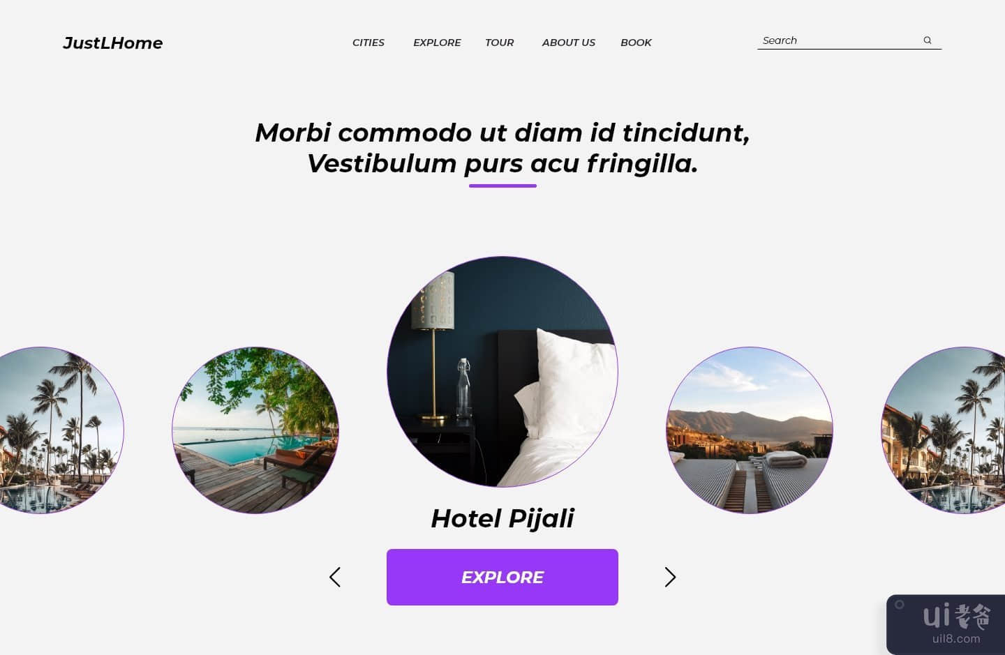 酒店网络概念(Hotel web concept)插图