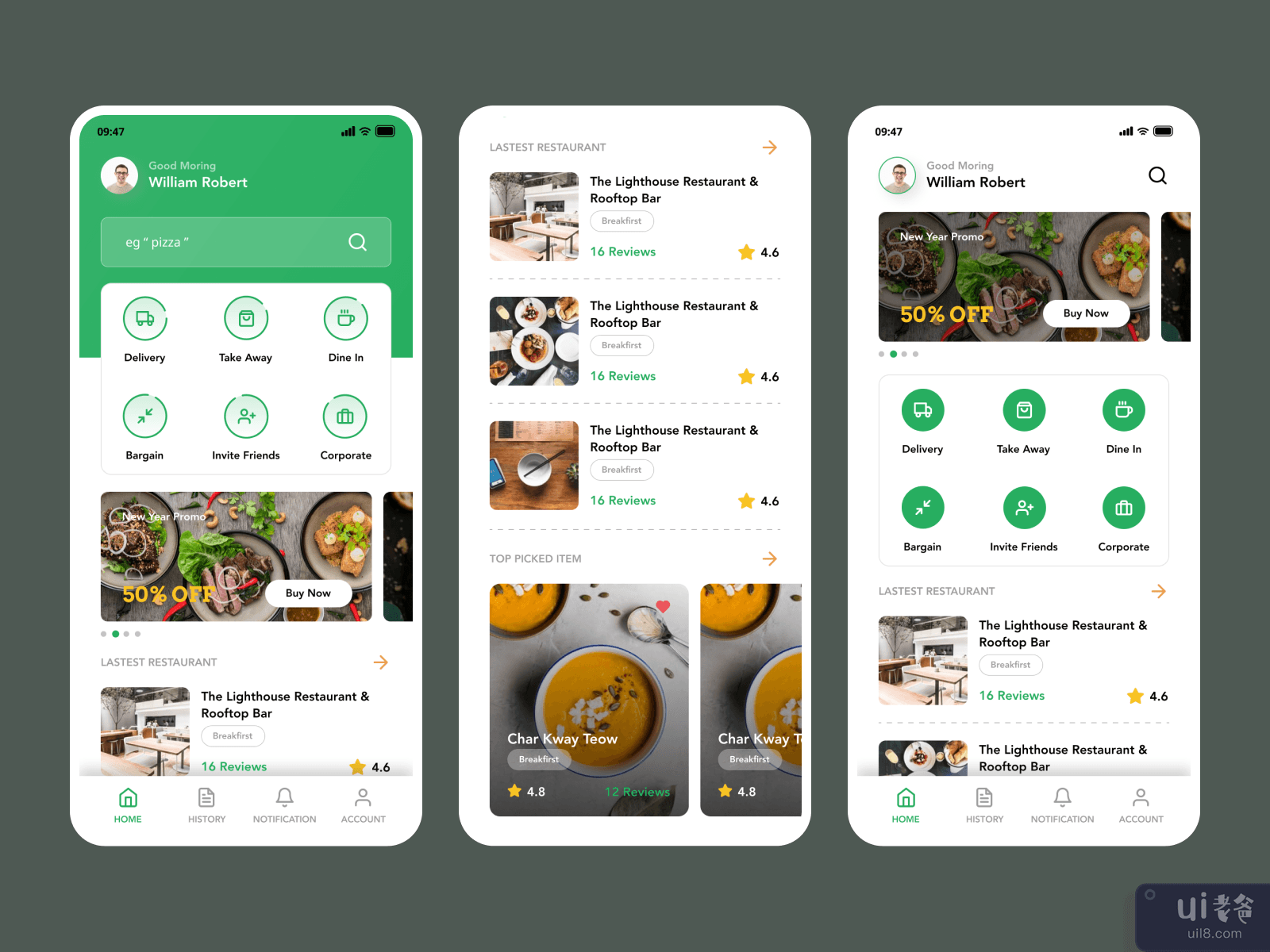 Food - Mobile App
