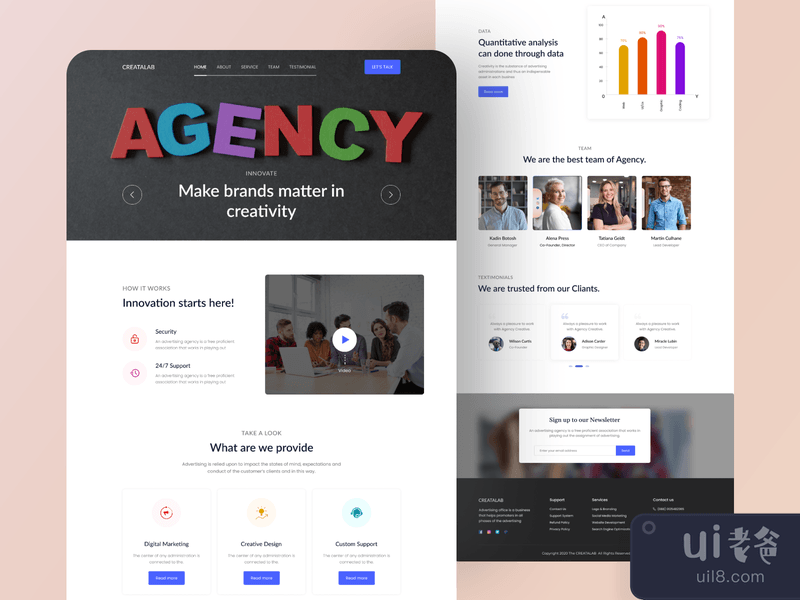 Creative Agency Website Templates