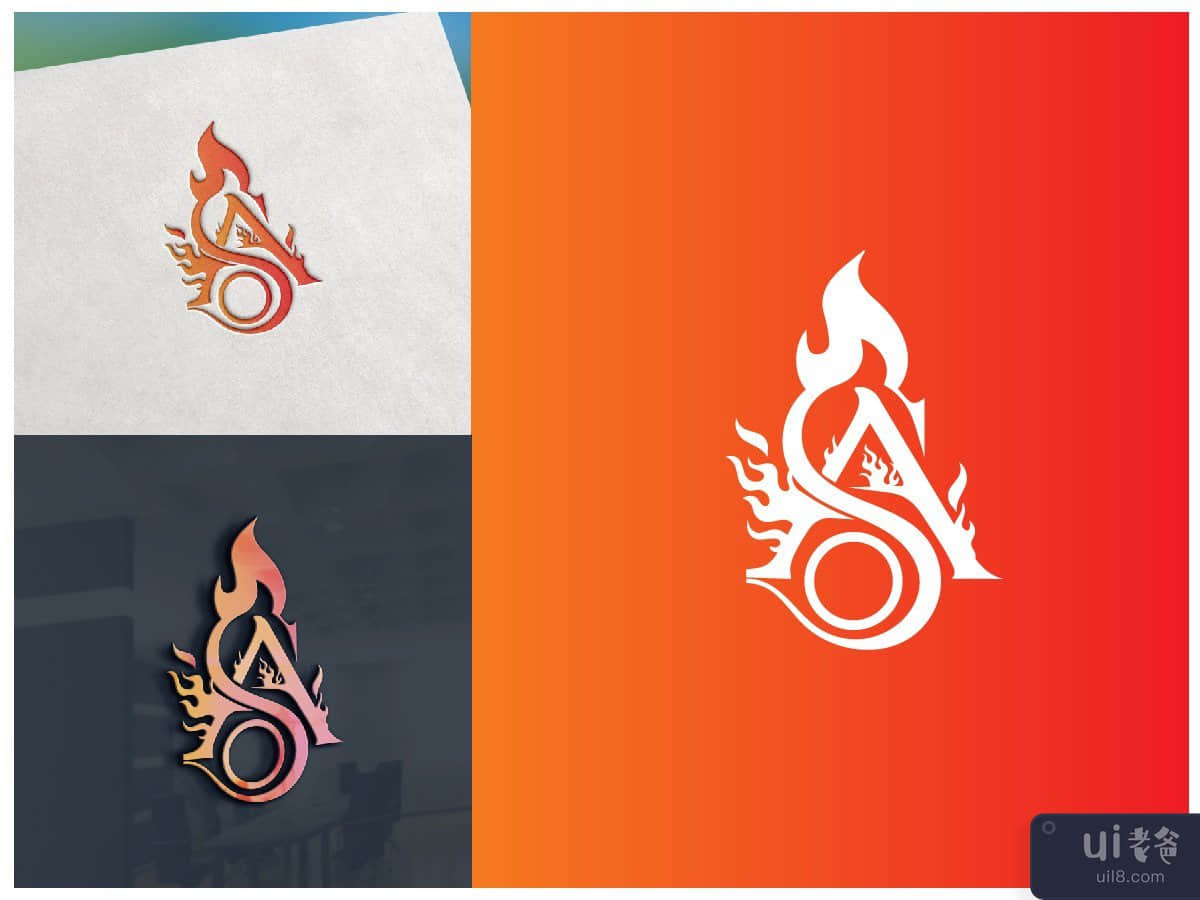 SOA Fire logo design
