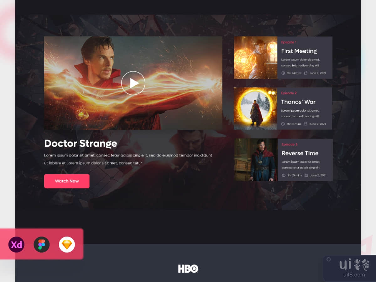 HBO Max登陆页面重新设计(HBO Max landing page Redesign)插图3