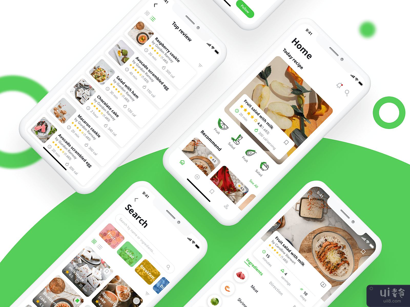 HaCook - Recipe Manager App UI Kit #1