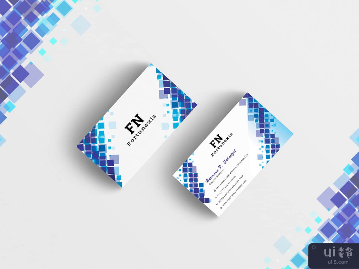 Abstract Business Card Template-03