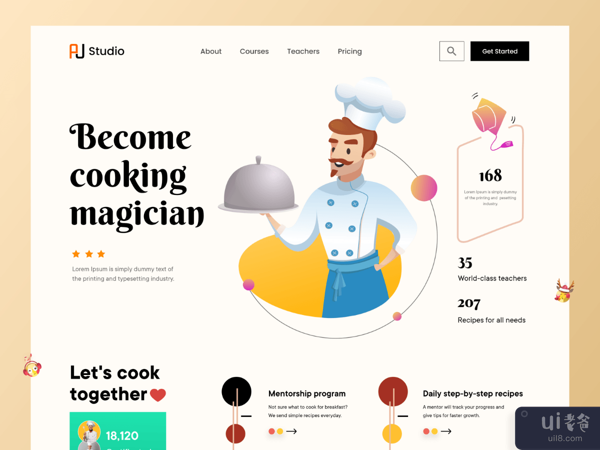 Food Cooking Website