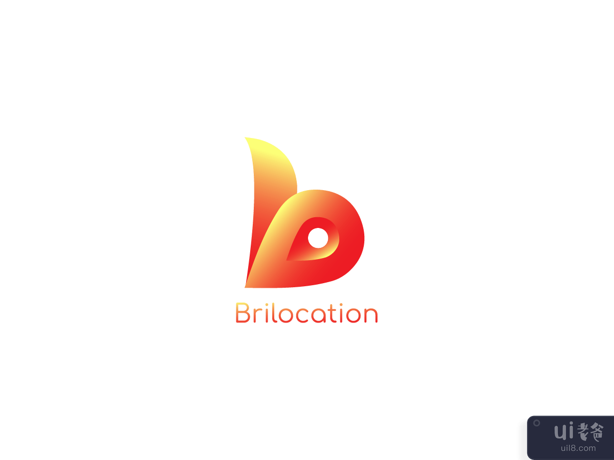 Brilocation标志设计(Brilocation Logo Design)插图