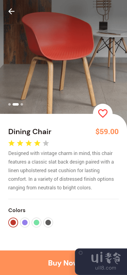 家具购物应用程序设计(Furniture Shopping App Design)插图