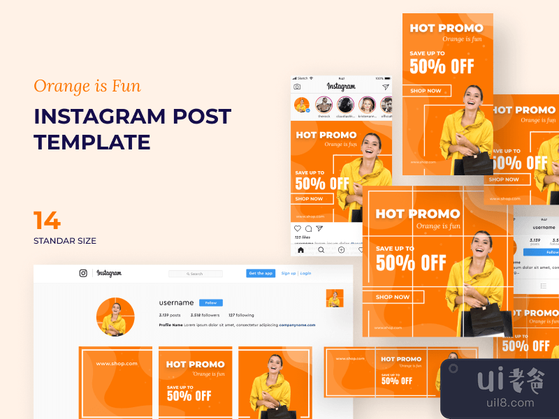 Banner Instagram Pack Template