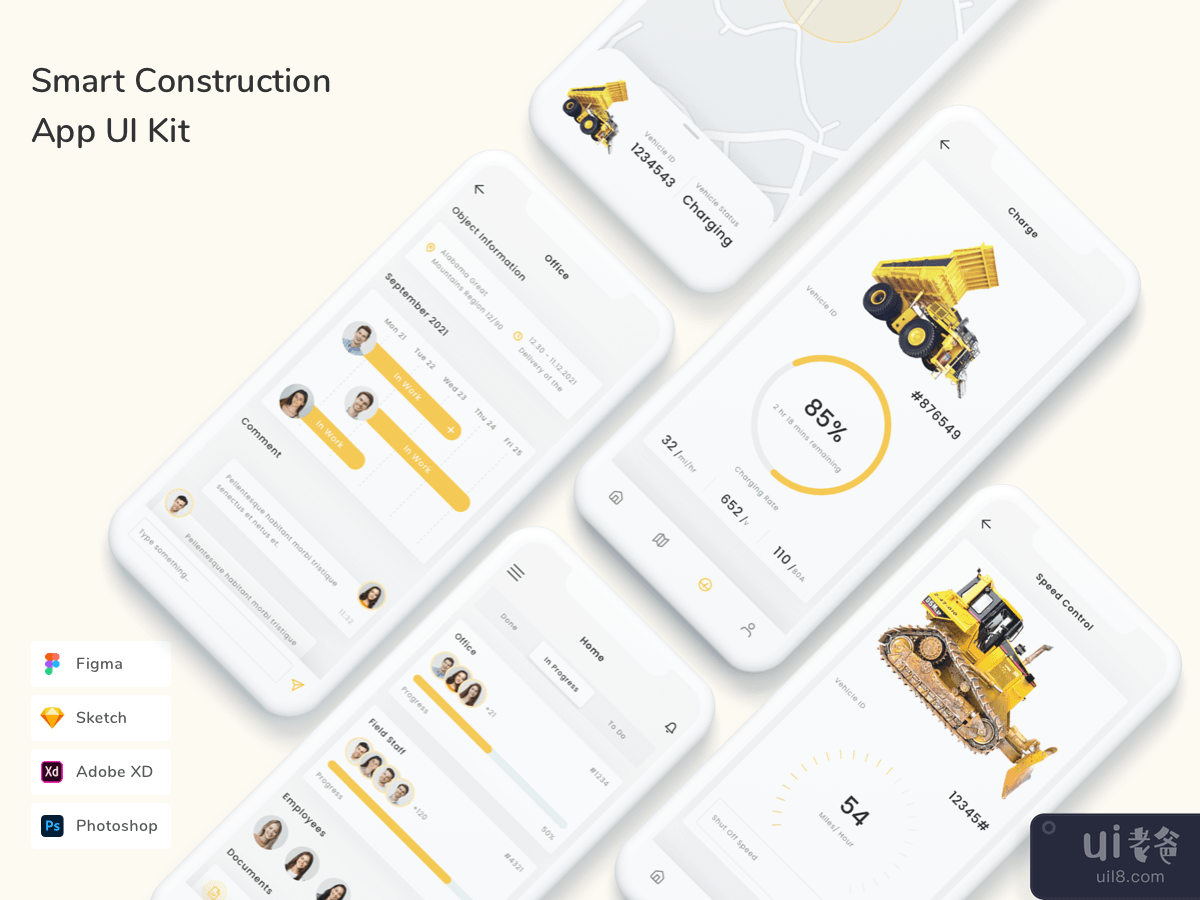 Smart Construction App UI Kit