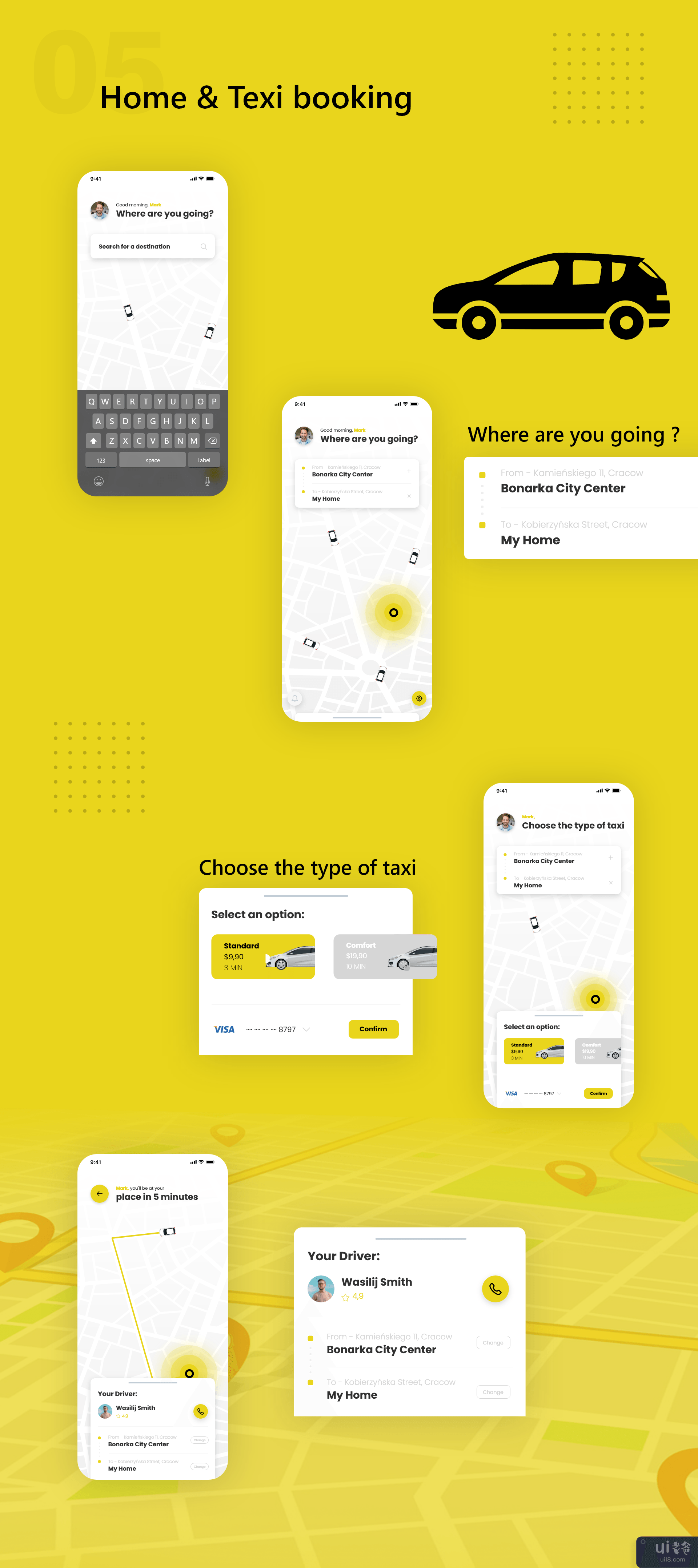 出租车应用程序(Taxi App)插图