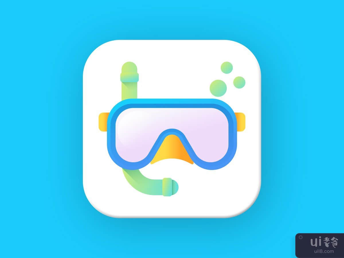 浮潜标志(Snorkel Logo)插图2