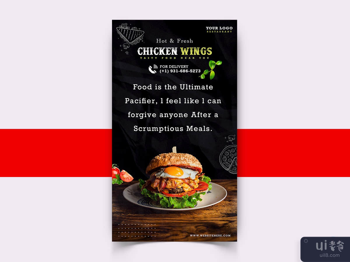 Food Social Media Post Template